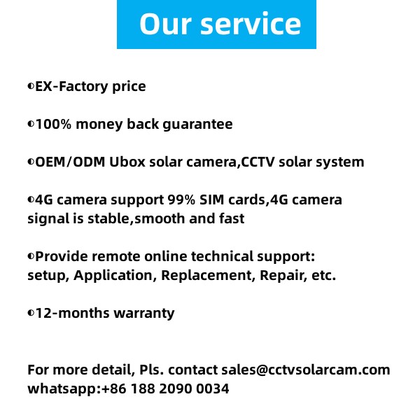 Auto tracking solar powered security camera supplier